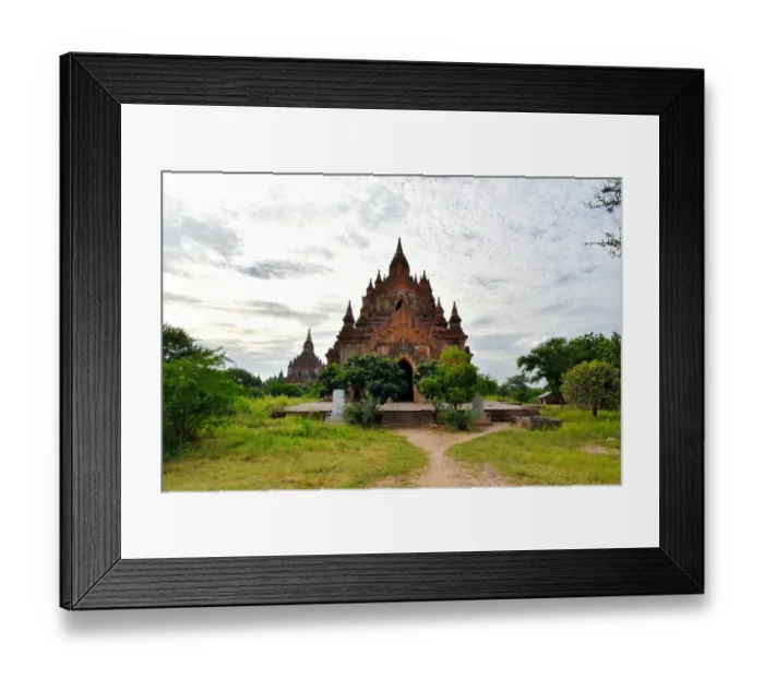 Framed Print : buddhism Temple at old Bagan unesco ruins Myanmar. Asia Framed Print : buddhism Temple at old Bagan unesco ruins Myanmar. Asia