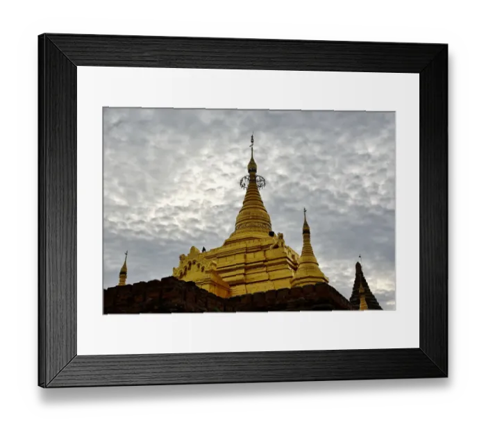 Framed Print : Stupa temple, Bagan, unesco ruins Myanmar. Asia Framed Print : Stupa temple, Bagan, unesco ruins Myanmar. Asia