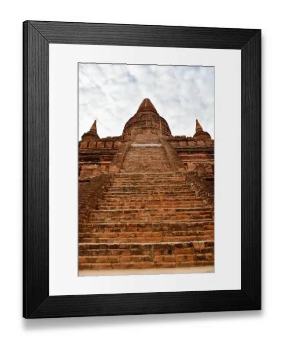 Framed Print : steps and stairs at Bagan, unesco ruins Myanmar. Asia Framed Print : steps and stairs at Bagan, unesco ruins Myanmar. Asia