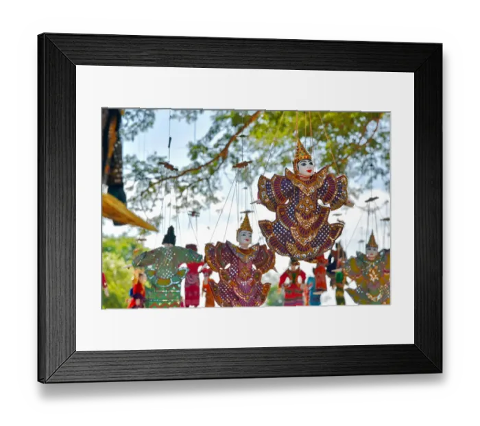 Framed Print : Suspend dolls from tree Framed Print : Suspend dolls from tree