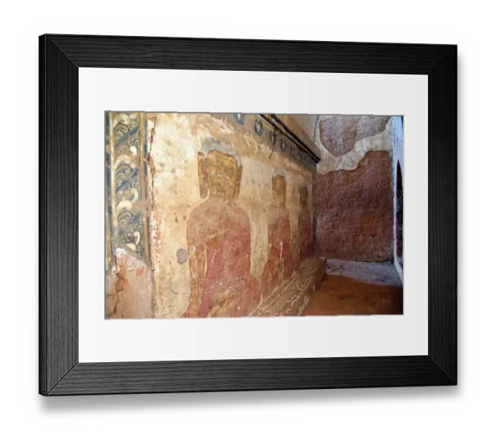 Framed Print : Wall engraving Dhamma Yan Gyi Temple, Bagan, unesco ruins Myanmar. Asia Framed Print : Wall engraving Dhamma Yan Gyi Temple, Bagan, unesco ruins Myanmar. Asia