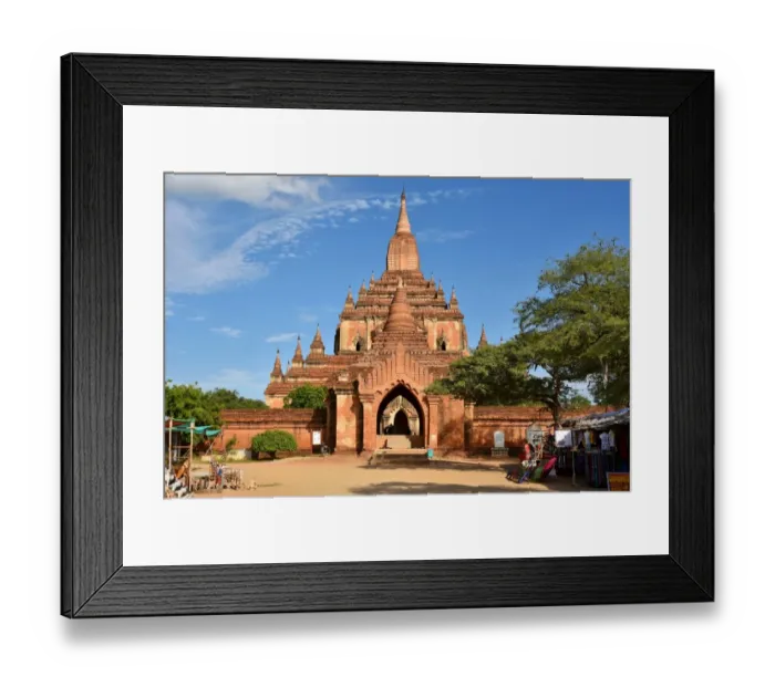 Framed Print : Su La Ma Ni Pahto terracotta Temple, Bagan, unesco ruins Myanmar. Asia Framed Print : Su La Ma Ni Pahto terracotta Temple, Bagan, unesco ruins Myanmar. Asia