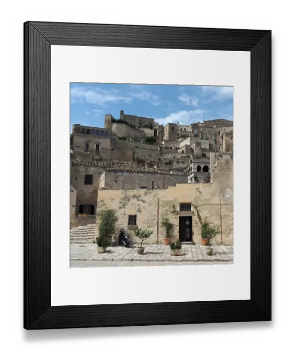 Framed Print : Sassi di Matera, Basilicata Region, Southern Italy Framed Print : Sassi di Matera, Basilicata Region, Southern Italy