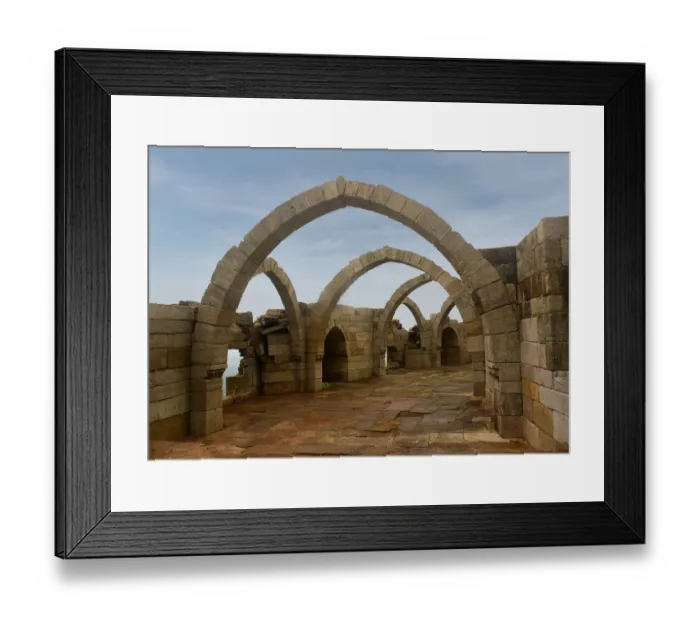 Framed Print : Saath Kaman arches at Pavagarh Framed Print : Saath Kaman arches at Pavagarh