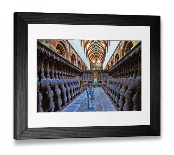 Framed Print : The choir of Maulbronn Monastery Framed Print : The choir of Maulbronn Monastery