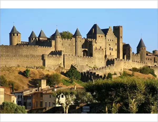 View of Carcassonne, France (Unesco world heritage)