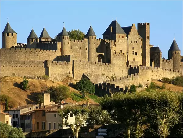 View of Carcassonne, France (Unesco world heritage)