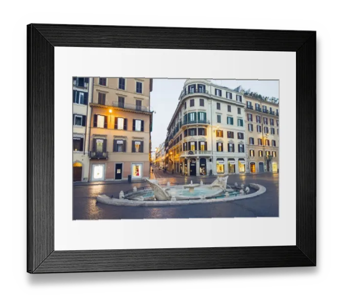Framed Print : Piazza di Spagna, Rome, Lazio, Italy