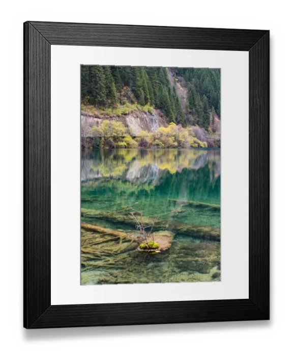 Framed Print : China Tourism Scenic Area - Jiuzhaigou Framed Print : China Tourism Scenic Area - Jiuzhaigou