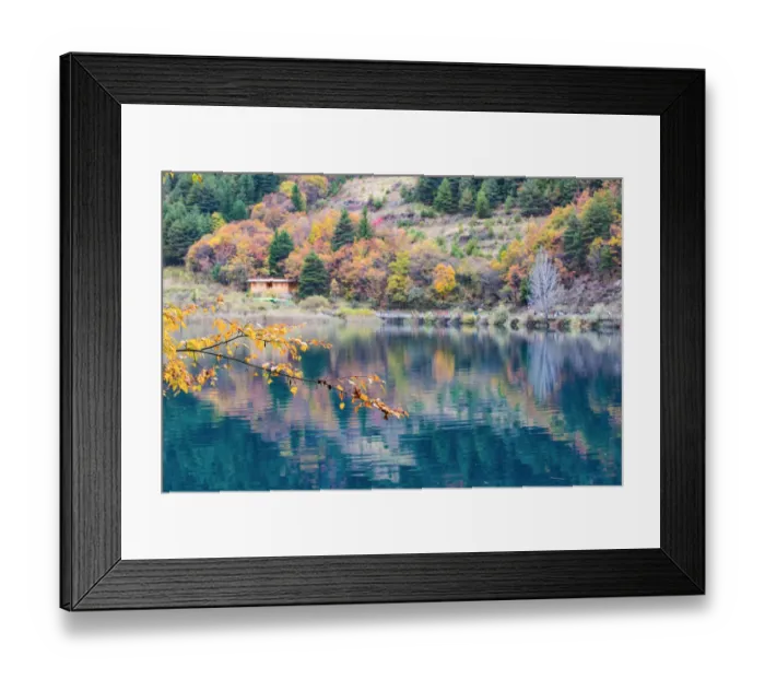 Framed Print : China Tourism Scenic Area - Jiuzhaigou
