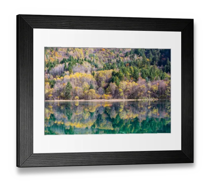 Framed Print : China Tourism Scenic Area - Jiuzhaigou