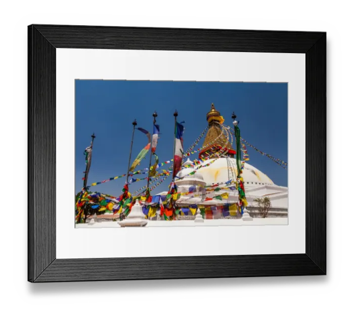 Framed Print : Boudhanath Buddhist stupa, Kathmandu, Nepal Framed Print : Boudhanath Buddhist stupa, Kathmandu, Nepal