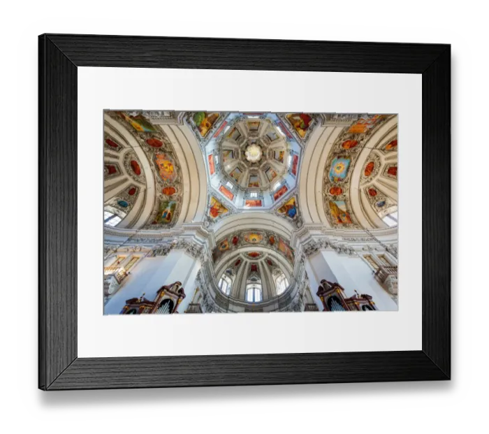 Framed Print : Salzburg Cathedral of Salzburg, Austria