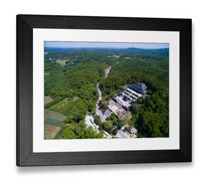 Framed Print : Tomb of Khai Dinh King from above in Hue, Vietnam