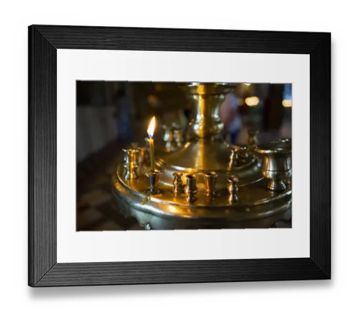 Framed Print : Candle in Trinity Lavra monastery, Sergiyev Posad Framed Print : Candle in Trinity Lavra monastery, Sergiyev Posad
