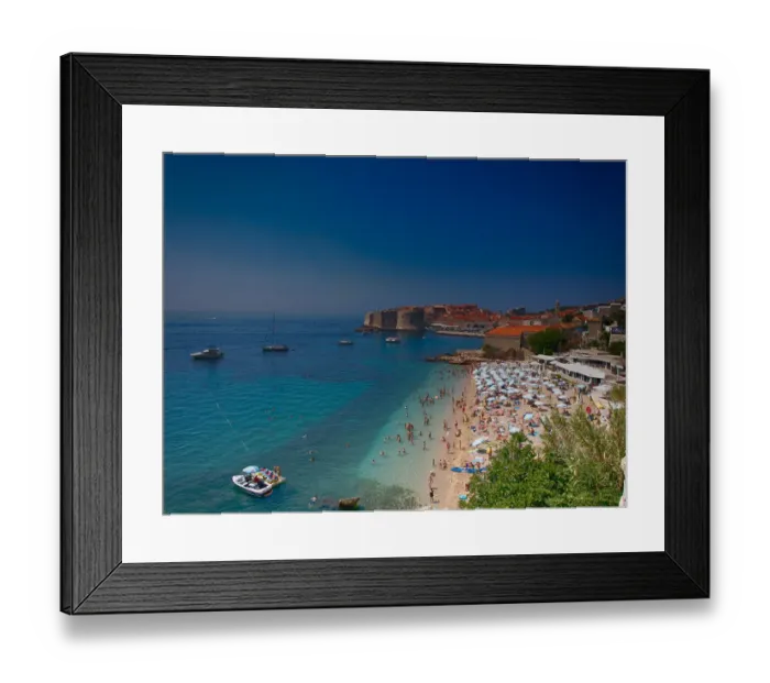 Framed Print : Dubrovnik by Sea Framed Print : Dubrovnik by Sea