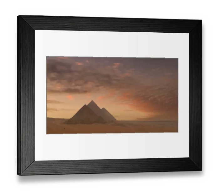 Framed Print : The Pyramids Of Giza, Egypt Framed Print : The Pyramids Of Giza, Egypt