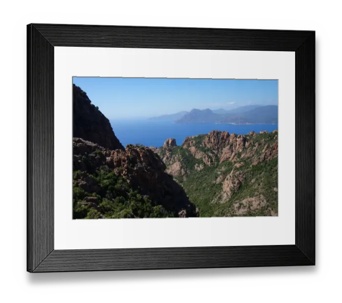 Framed Print : Calanches of Piana, Unesco, Corsica, France Framed Print : Calanches of Piana, Unesco, Corsica, France
