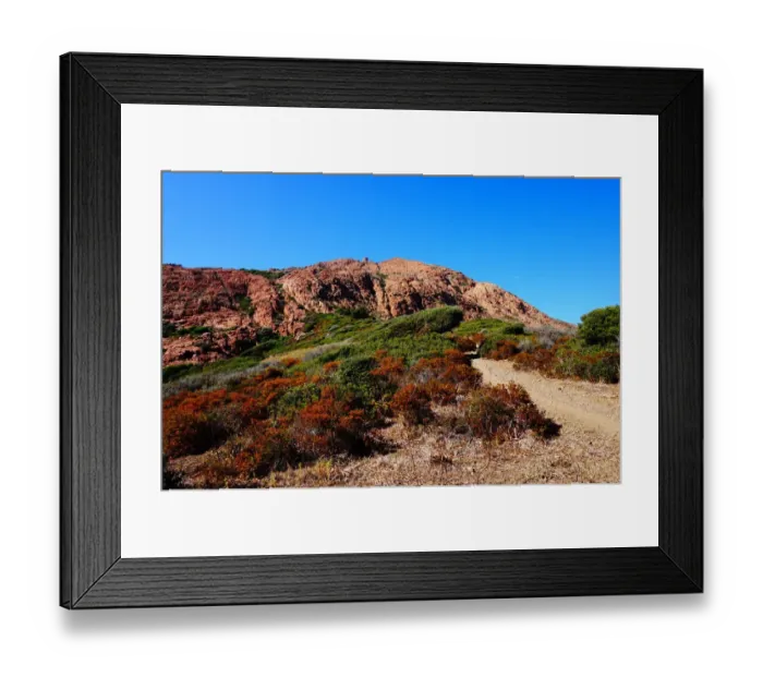 Framed Print : Rocks of Capo Rosso, Corsica, France Framed Print : Rocks of Capo Rosso, Corsica, France