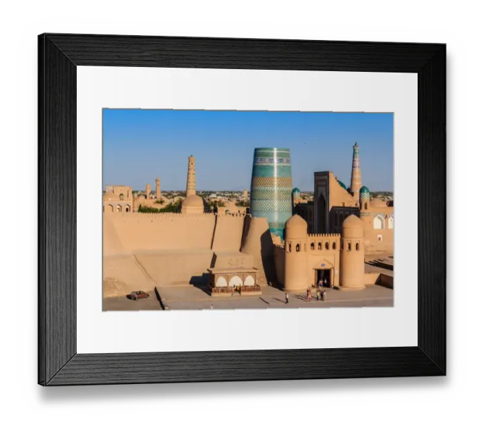 Framed Print : The old city of Khiva, Uzbekistan Framed Print : The old city of Khiva, Uzbekistan