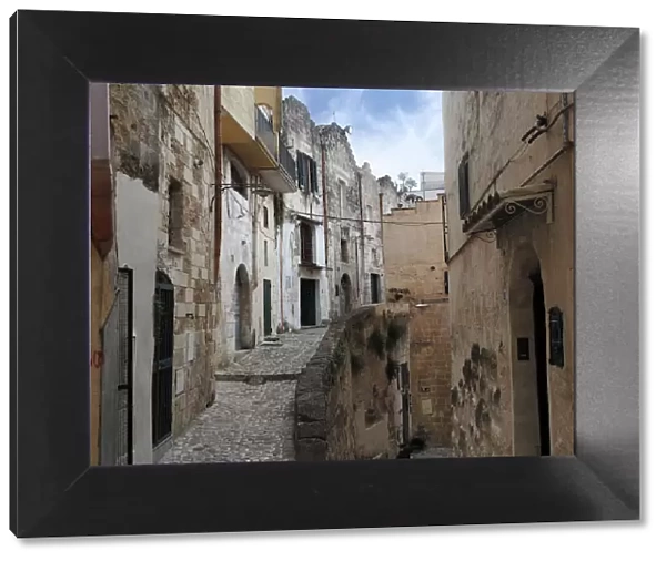Ancient Street In The Old Town Of Matera (Sassi di Matera), Basilicata, Southern Italy