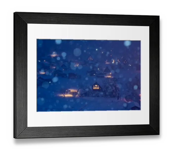 Framed Print : World Heritage, Light up of Shirakawago, Historic Villages of Shirakawa-go and Gokayama Framed Print : World Heritage, Light up of Shirakawago, Historic Villages of Shirakawa-go and Gokayama