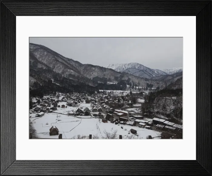 Framed Print : Shirakawago village Framed Print : Shirakawago village
