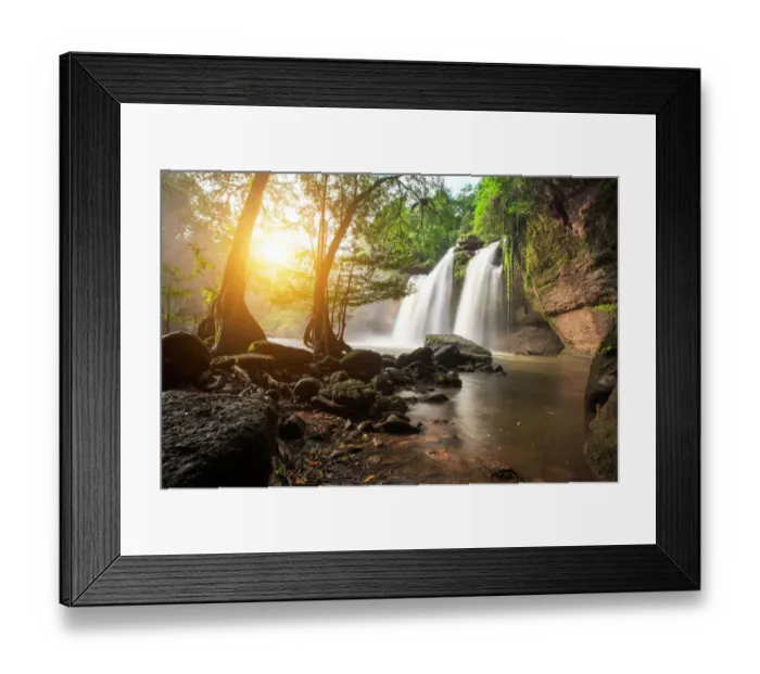 Framed Print : Waterfall cave, Haewsuwat waterfall at Khao Yai National Park, Thailand Framed Print : Waterfall cave, Haewsuwat waterfall at Khao Yai National Park, Thailand