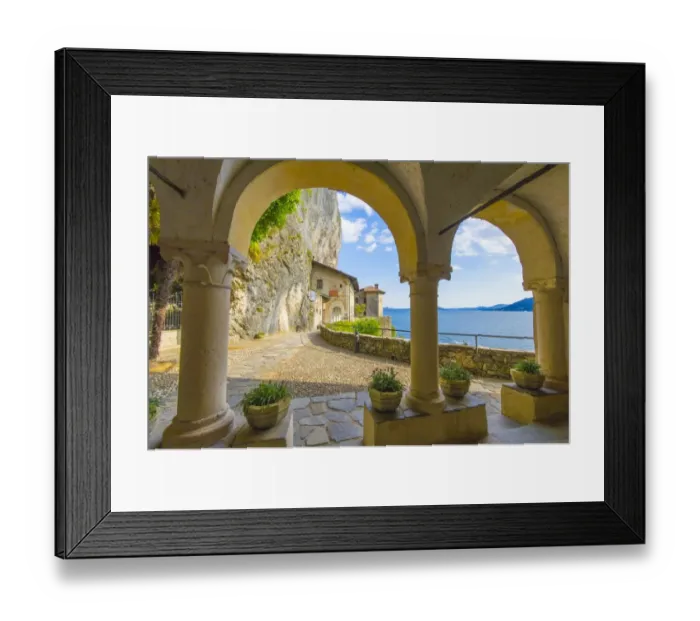 Framed Print : Santa Caterina Hermitage, Varese, Lombardy, Italy Framed Print : Santa Caterina Hermitage, Varese, Lombardy, Italy