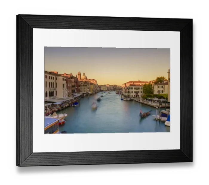 Framed Print : Grand Canal at sunrise, Venice, Veneto, Italy Framed Print : Grand Canal at sunrise, Venice, Veneto, Italy