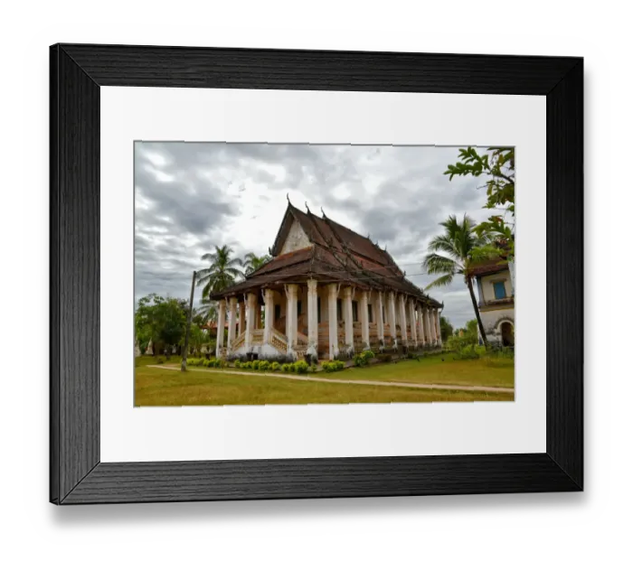 Framed Print : Wat Muang Kang temple Champassak Lao Framed Print : Wat Muang Kang temple Champassak Lao