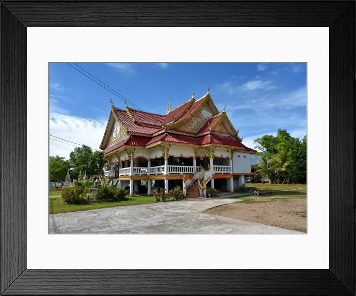 Framed Print : buddhist temple along Vat Phou champasak Lao, Asia Framed Print : buddhist temple along Vat Phou champasak Lao, Asia