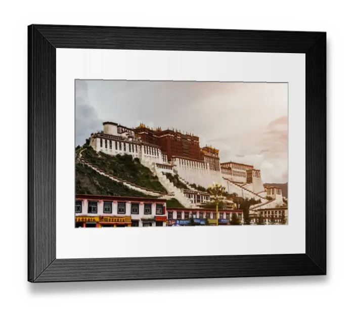 Framed Print : The Potala Palace, Lhasa, Tibet, China Framed Print : The Potala Palace, Lhasa, Tibet, China