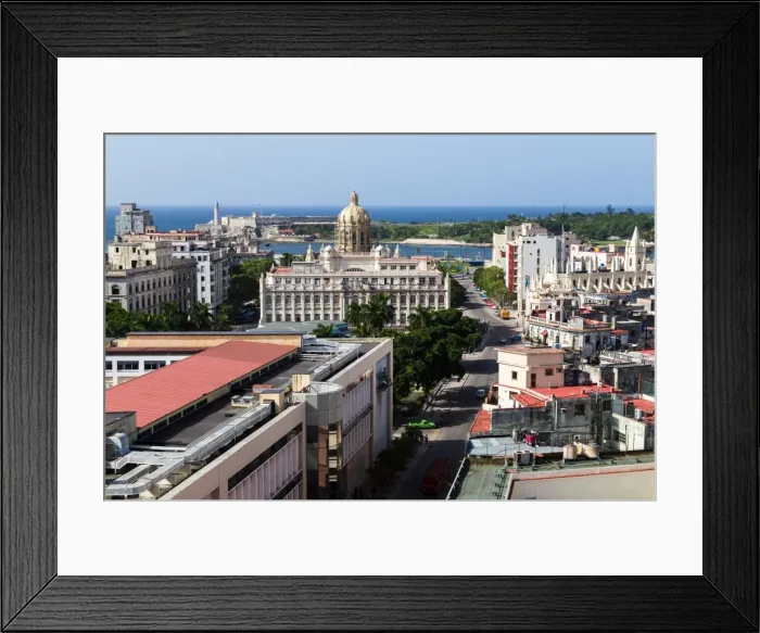 Framed Print : Rooftops of Havana