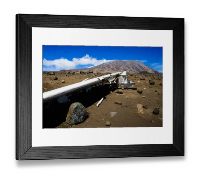 Framed Print : Plane Wreckage in the Middle of The Saddle Framed Print : Plane Wreckage in the Middle of The Saddle