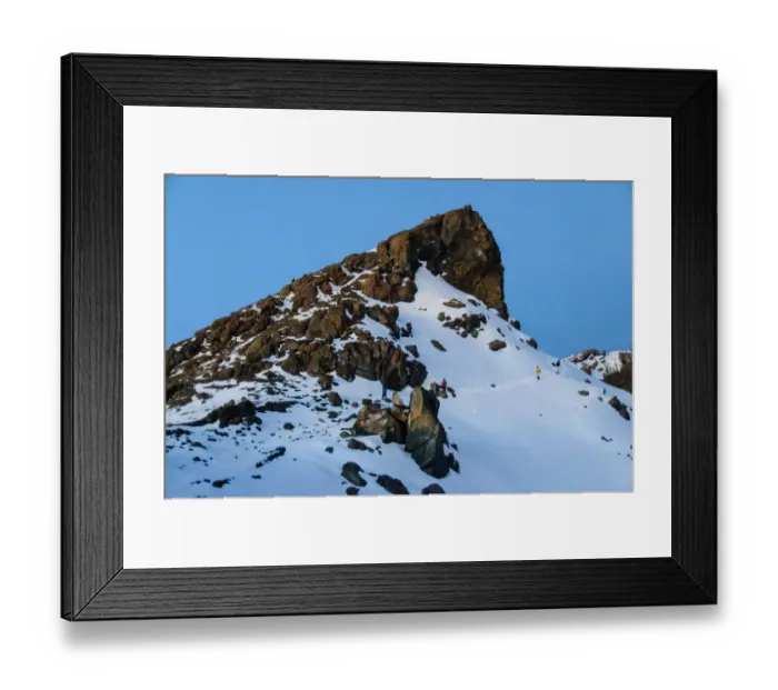 Framed Print : The Last Push from Gillmans Point to Uhuru Peak Framed Print : The Last Push from Gillmans Point to Uhuru Peak