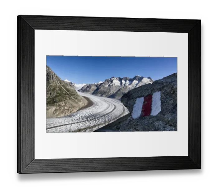Framed Print : Aletsch glacier, Valais, Switzerland Framed Print : Aletsch glacier, Valais, Switzerland