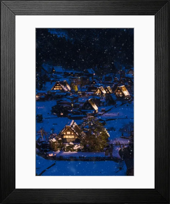 Framed Print : Shirakawago Village Framed Print : Shirakawago Village