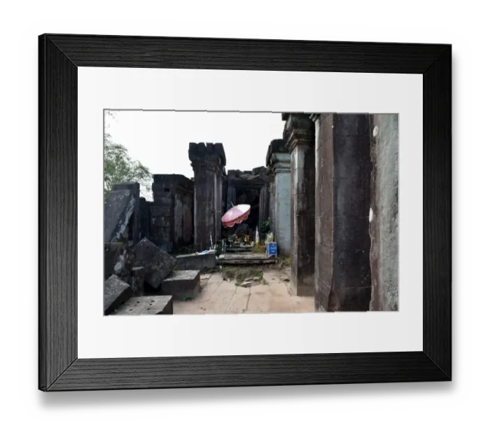 Framed Print : Nang Sida Temple Champasak Laos Framed Print : Nang Sida Temple Champasak Laos