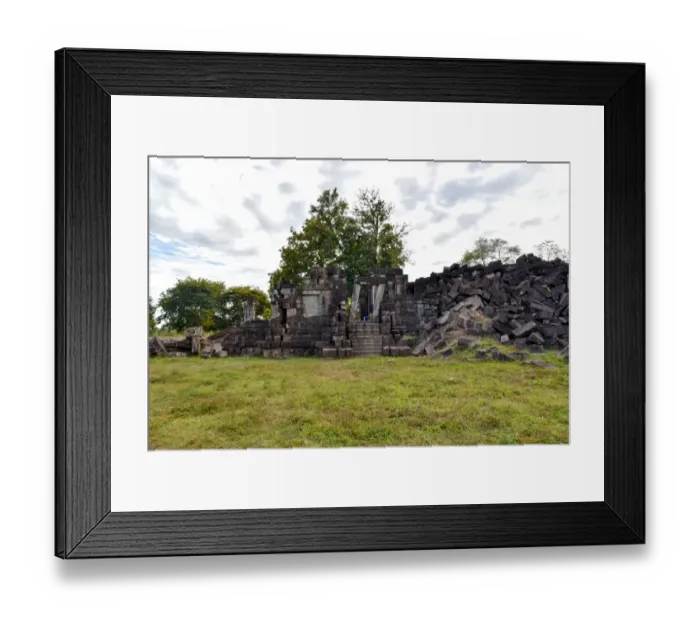 Framed Print : Nang Sida Temple Champasak Laos Framed Print : Nang Sida Temple Champasak Laos