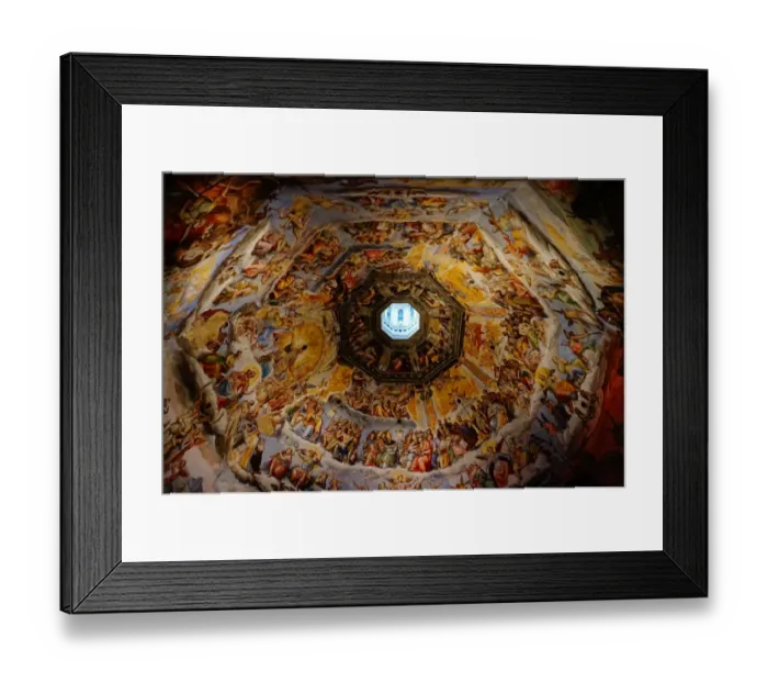 Framed Print : Ceiling of the Cupola of the Duomo of Florence, Italy Framed Print : Ceiling of the Cupola of the Duomo of Florence, Italy
