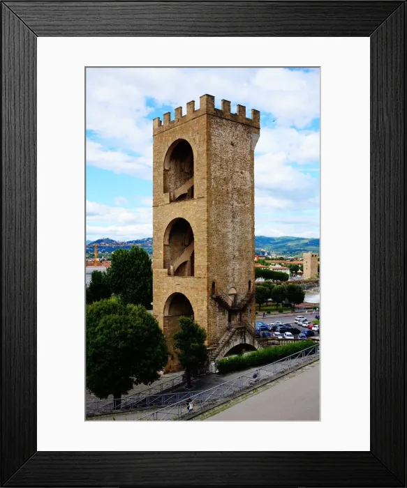 Framed Print : Gate of San Niccol Tower, Florence, Italy