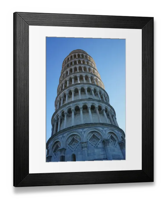 Framed Print : Close up on the leaning Tower of Pisa, Unesco, Italy Framed Print : Close up on the leaning Tower of Pisa, Unesco, Italy