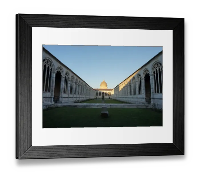 Framed Print : Courtyard of the Camposanto Monumentale, Pisa, Italy Framed Print : Courtyard of the Camposanto Monumentale, Pisa, Italy