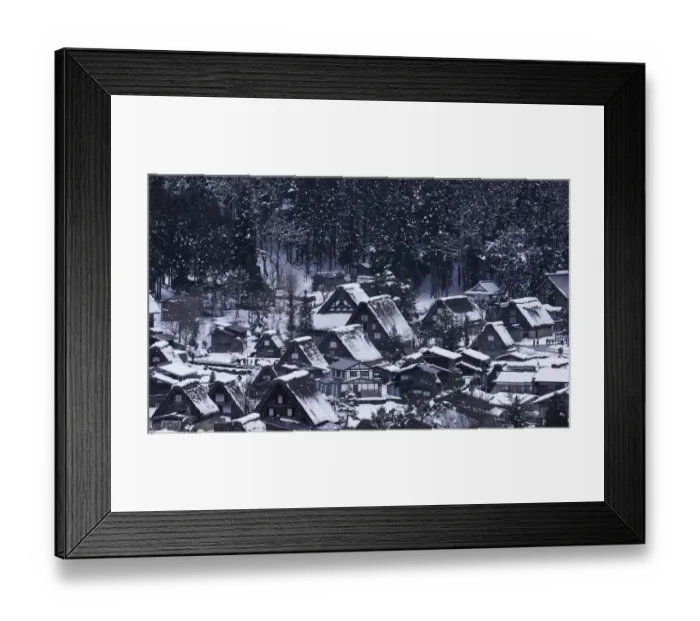 Framed Print : Shirakawago Village Framed Print : Shirakawago Village
