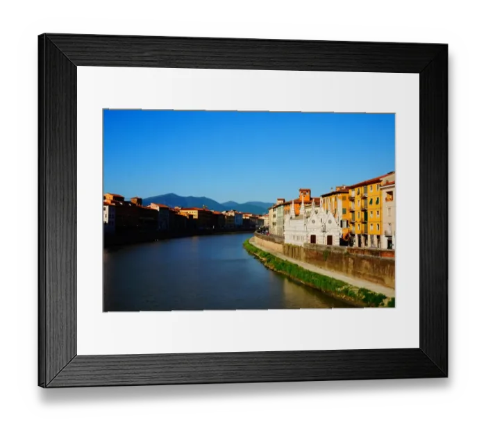 Framed Print : Santa Maria della Spina Church and Arno River, Pisa, Italy Framed Print : Santa Maria della Spina Church and Arno River, Pisa, Italy