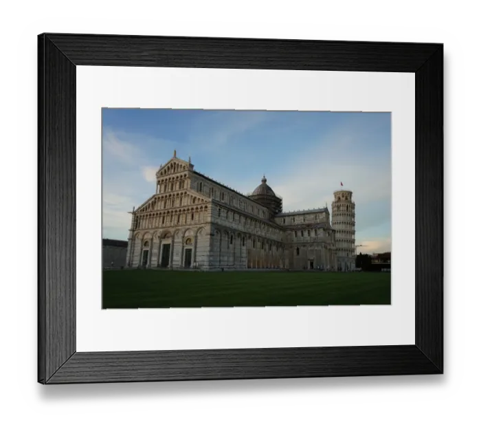 Framed Print : Cathedral of Pisa and Leaning Tower, Italy Framed Print : Cathedral of Pisa and Leaning Tower, Italy