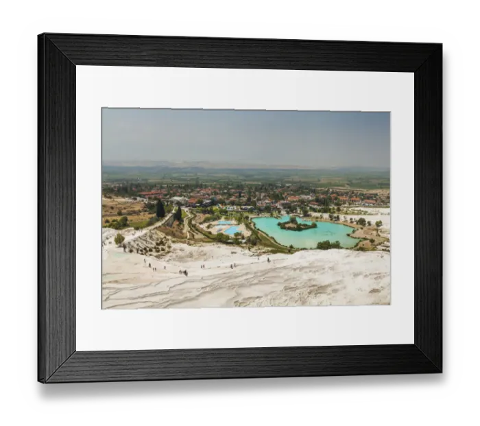 Framed Print : Pamukkale, Turkey. Travertine pools and terraces Framed Print : Pamukkale, Turkey. Travertine pools and terraces