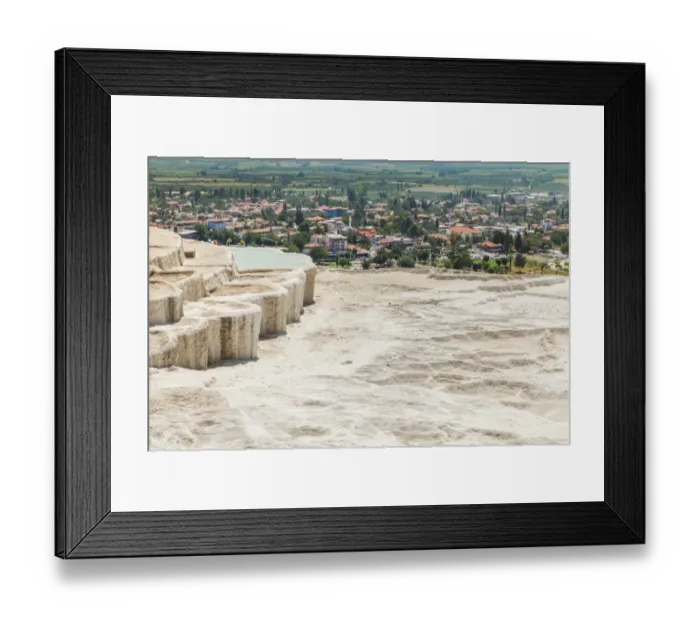 Framed Print : Pamukkale Travertines, Turkey Framed Print : Pamukkale Travertines, Turkey