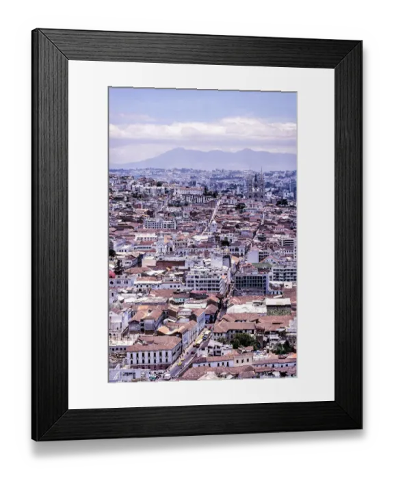Framed Print : The BasAilica del Voto Nacional Framed Print : The BasAilica del Voto Nacional